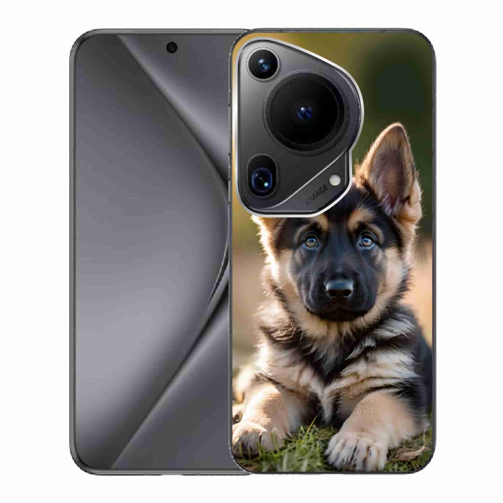 Gélový kryt mmCase na Huawei Pura 70 Ultra - nemecký ovčiak v prírode