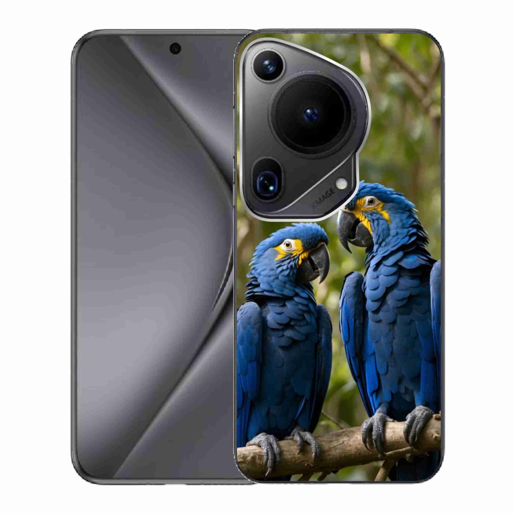 Gélový kryt mmCase na Huawei Pura 70 Ultra - papagájové duo