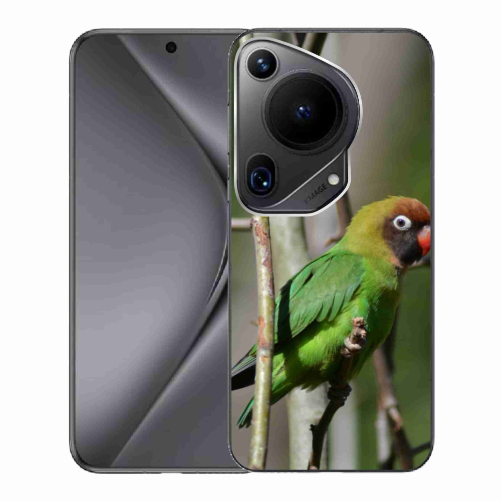 Gélový kryt mmCase na Huawei Pura 70 Ultra - papagáj agapornis