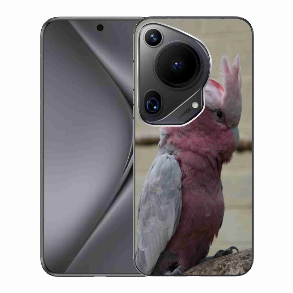 Gélový kryt mmCase na Huawei Pura 70 Ultra - papagáj kakadu ružový