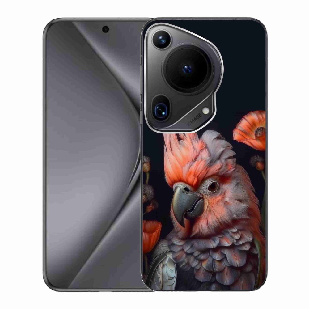 Gélový kryt mmCase na Huawei Pura 70 Ultra - papagáj kakadu vo farbách