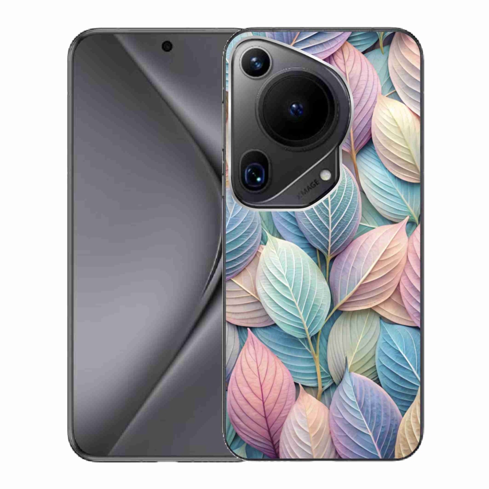 Gélový kryt mmCase na Huawei Pura 70 Ultra - pastelové listy