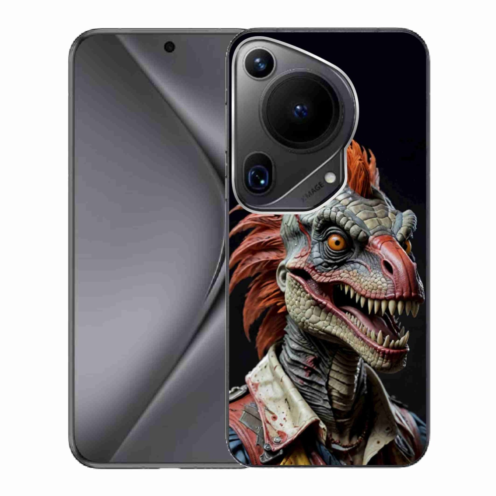 Gélový kryt mmCase na Huawei Pura 70 Ultra - punk dinosaurus