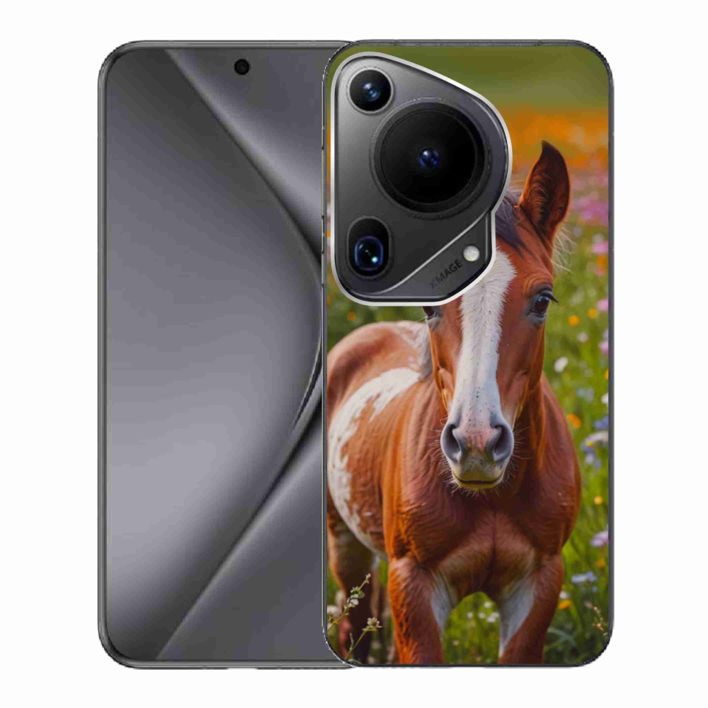 Gélový kryt mmCase na Huawei Pura 70 Ultra - roztomilé žriebä