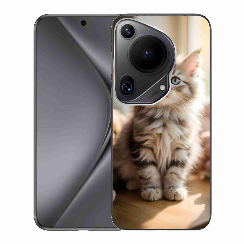 Gélový kryt mmCase na Huawei Pura 70 Ultra - roztomilé mačiatko 10