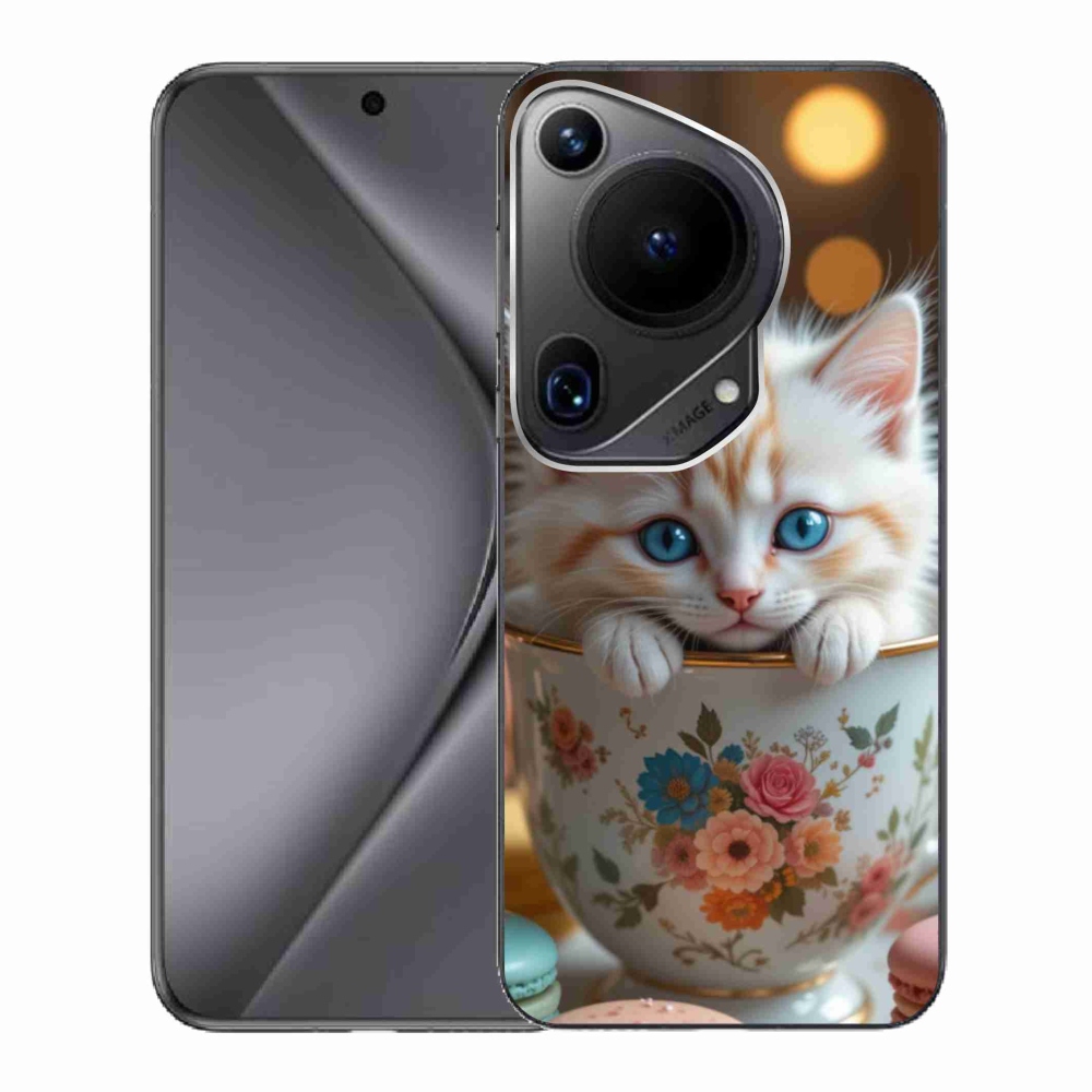 Gélový kryt mmCase na Huawei Pura 70 Ultra - roztomilé mačiatko 6