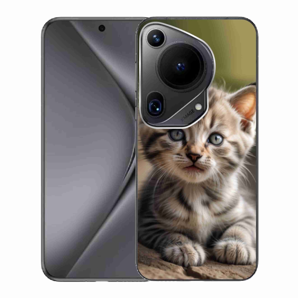 Gélový kryt mmCase na Huawei Pura 70 Ultra - roztomilé mačiatko 9