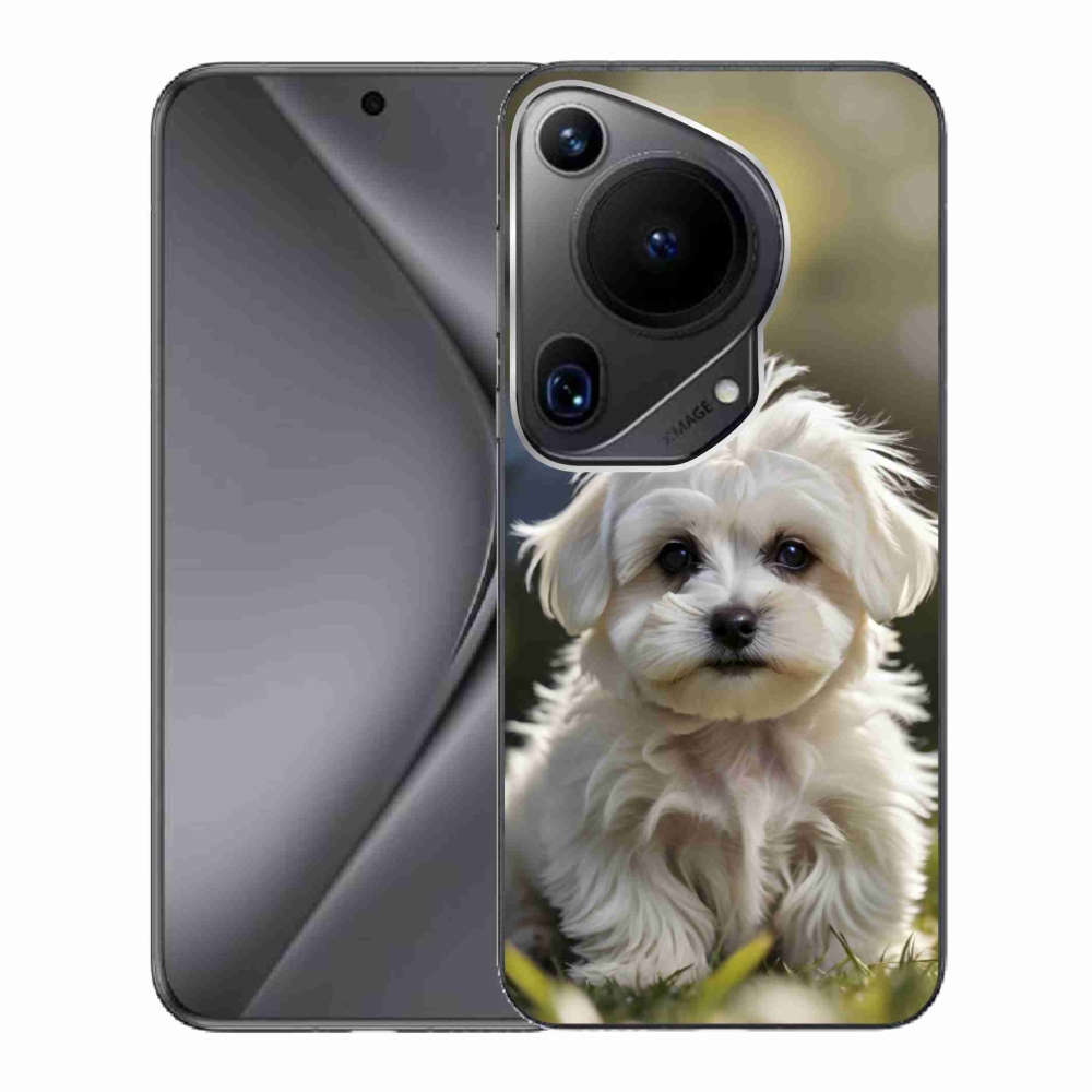 Gélový kryt mmCase na Huawei Pura 70 Ultra - roztomilý maltézsky psík
