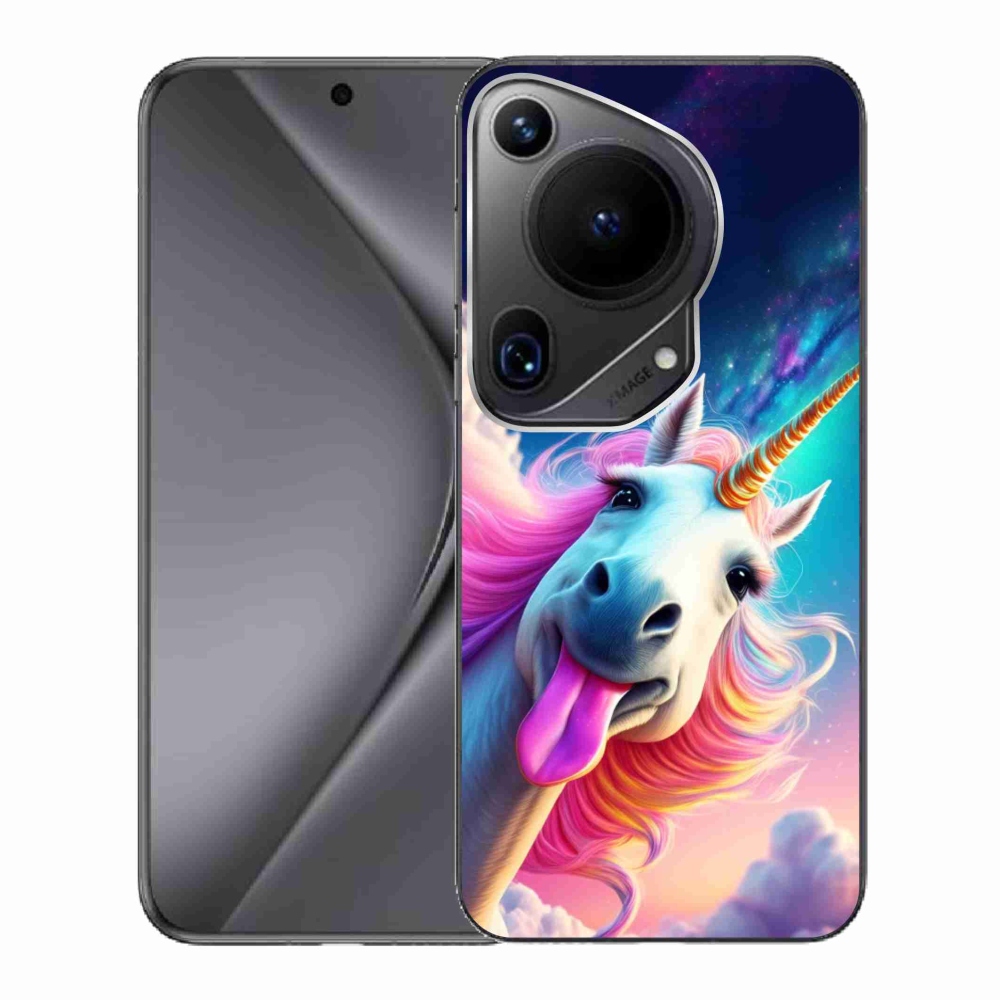 Gélový kryt mmCase na Huawei Pura 70 Ultra - šialený jednorožec