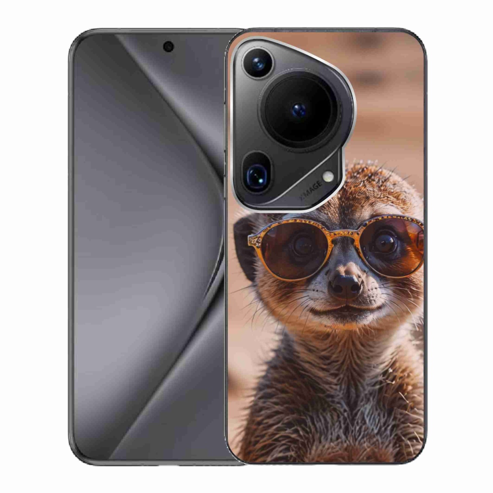 Gélový kryt mmCase na Huawei Pura 70 Ultra - štýlová surikata