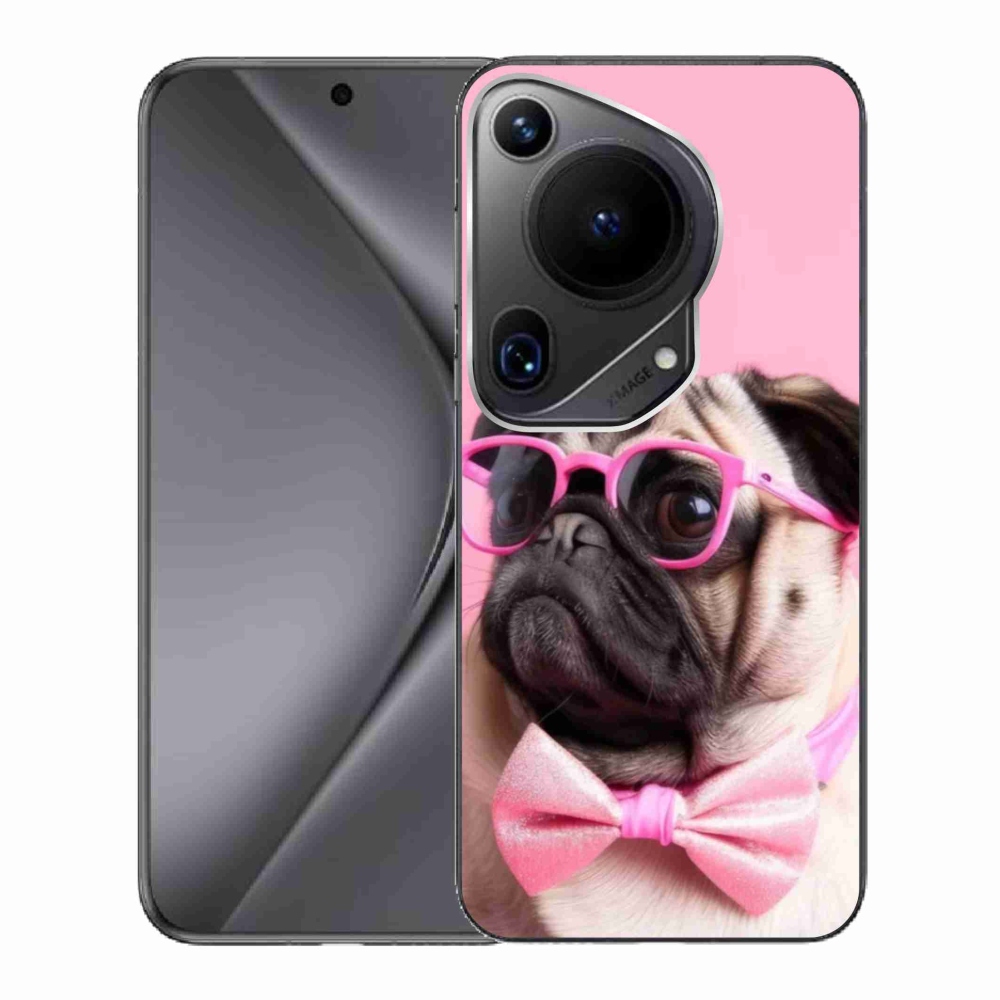 Gélový kryt mmCase na Huawei Pura 70 Ultra - štýlový mops