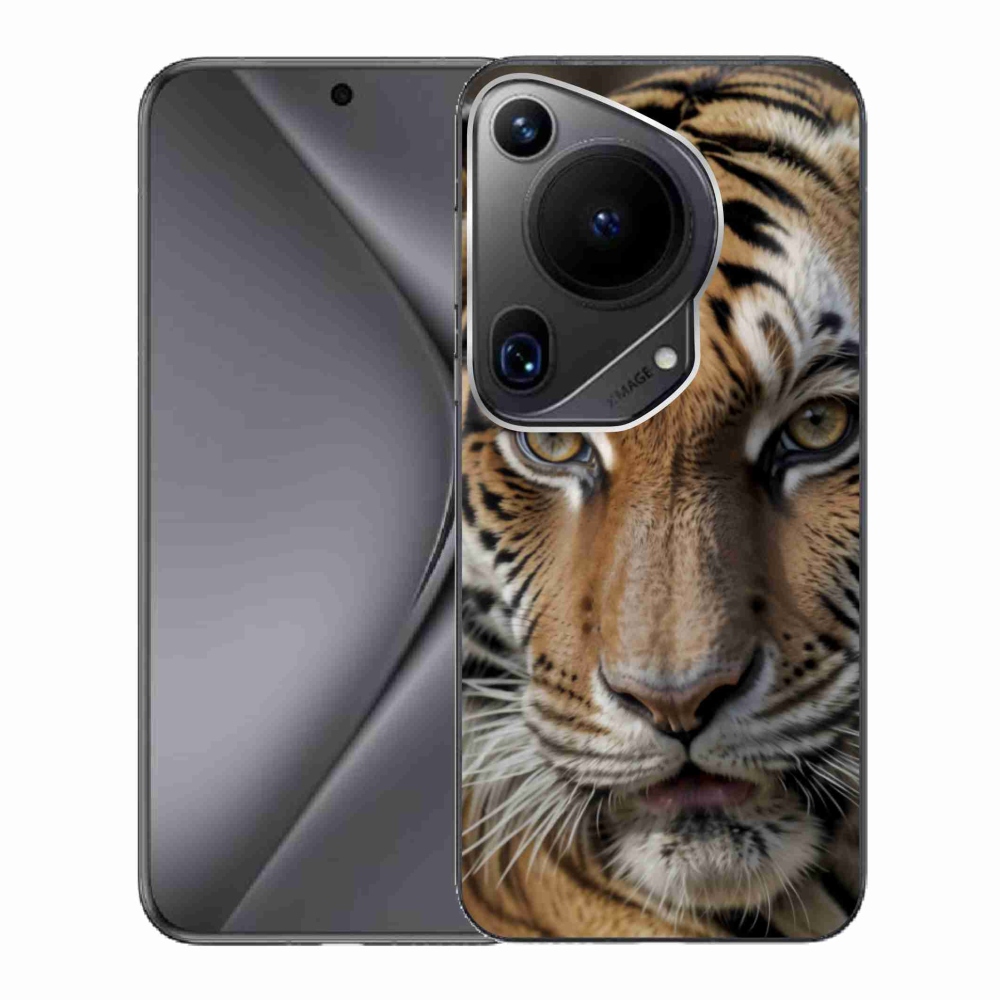 Gélový kryt mmCase na Huawei Pura 70 Ultra - tigrie pohľad