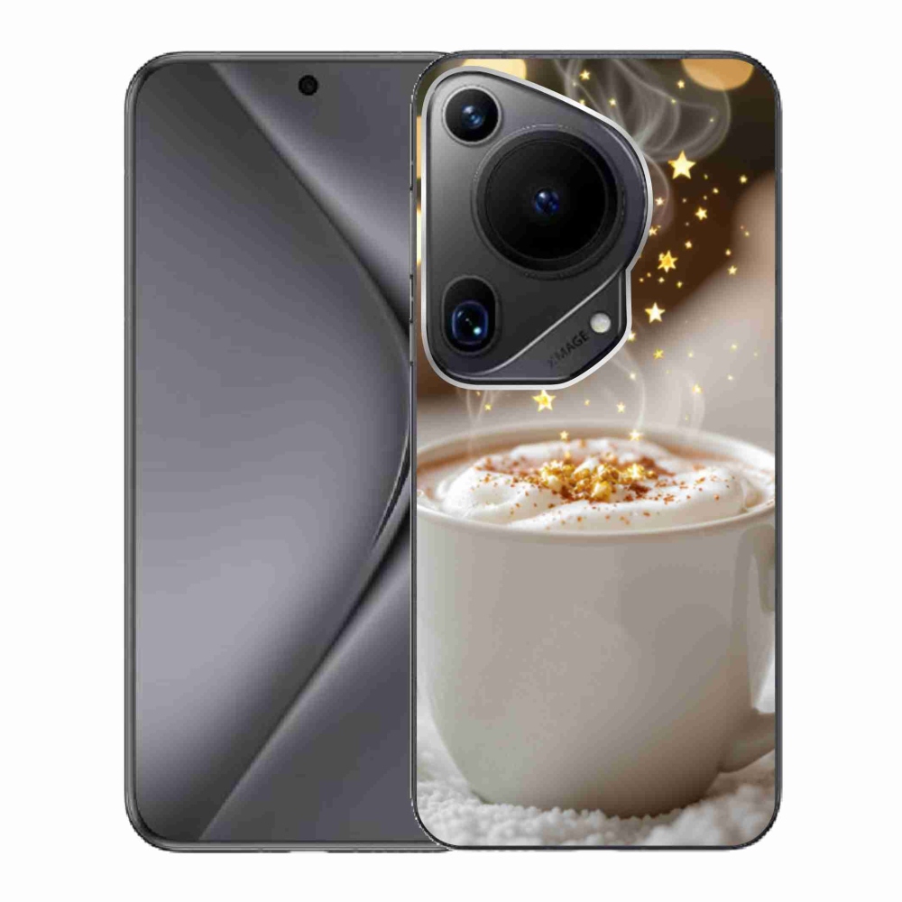 Gélový kryt mmCase na Huawei Pura 70 Ultra - vianočný horúci nápoj