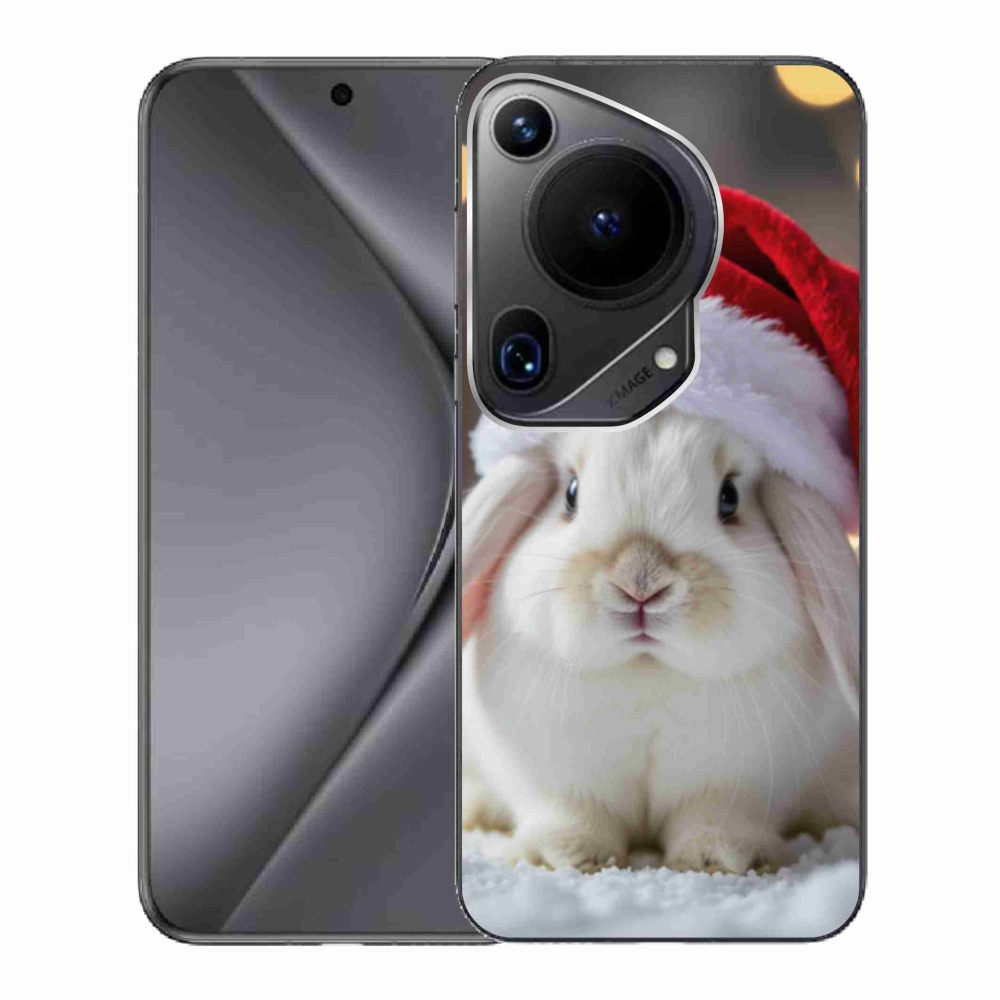 Gélový kryt mmCase na Huawei Pura 70 Ultra - vianočný králik