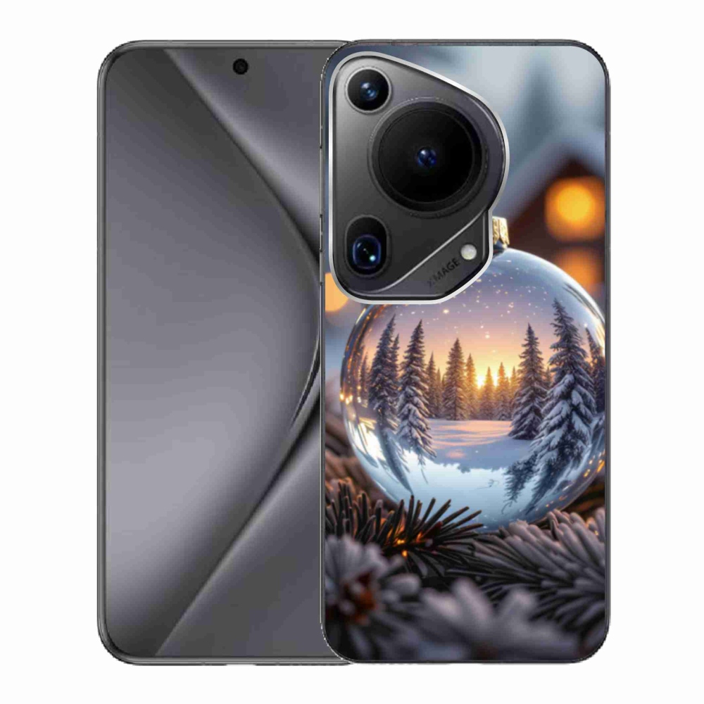 Gélový kryt mmCase na Huawei Pura 70 Ultra - vianočná ozdoba