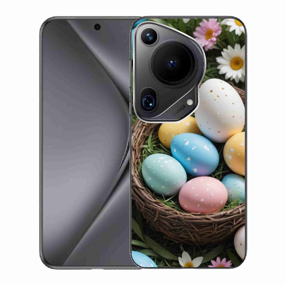 Gélový kryt mmCase na Huawei Pura 70 Ultra - veľkonočné vajíčka 2