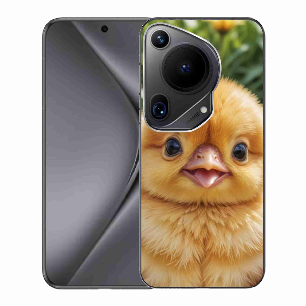 Gélový kryt mmCase na Huawei Pura 70 Ultra - veselé kuriatko