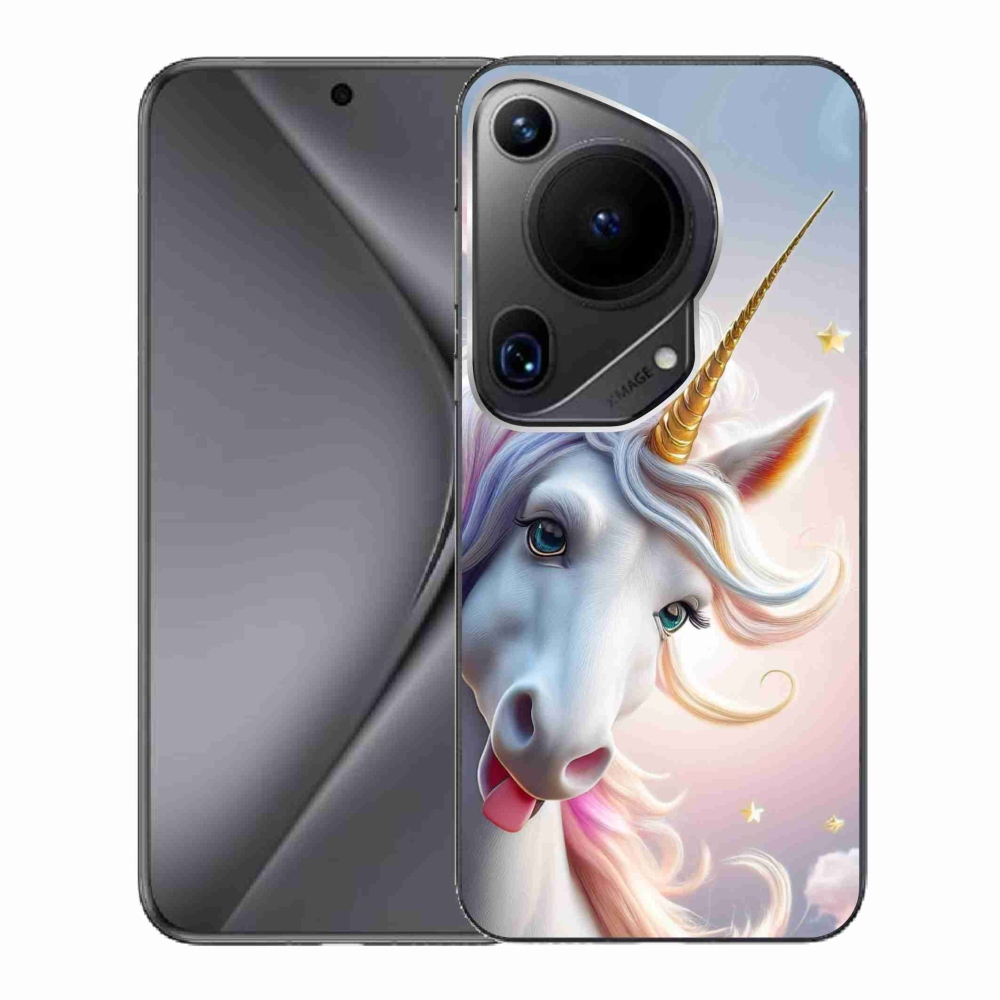 Gélový kryt mmCase na Huawei Pura 70 Ultra - veselý jednorožec