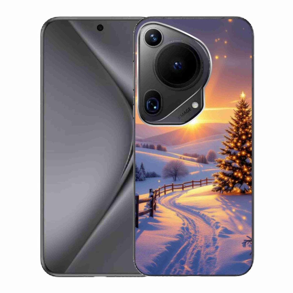 Gélový kryt mmCase na Huawei Pura 70 Ultra - zimná krajina