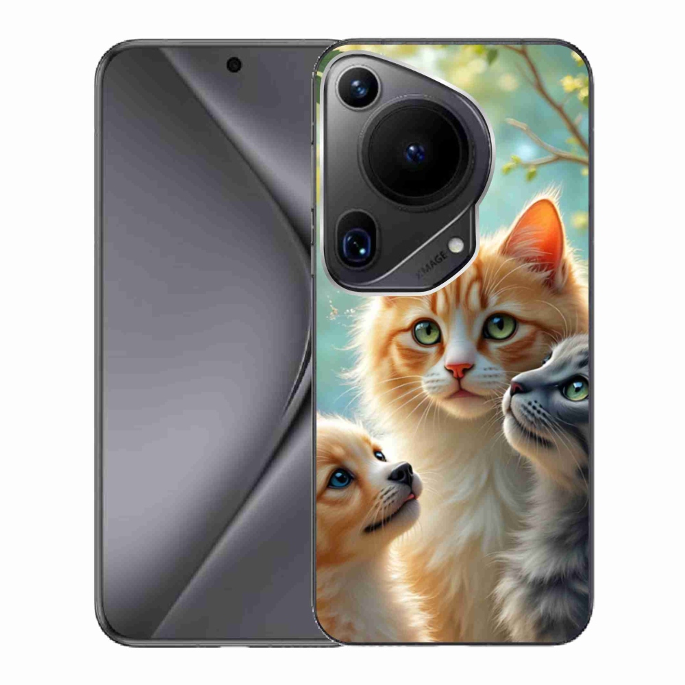 Gélový kryt mmCase na Huawei Pura 70 Ultra - zvieracie priateľstvo 2