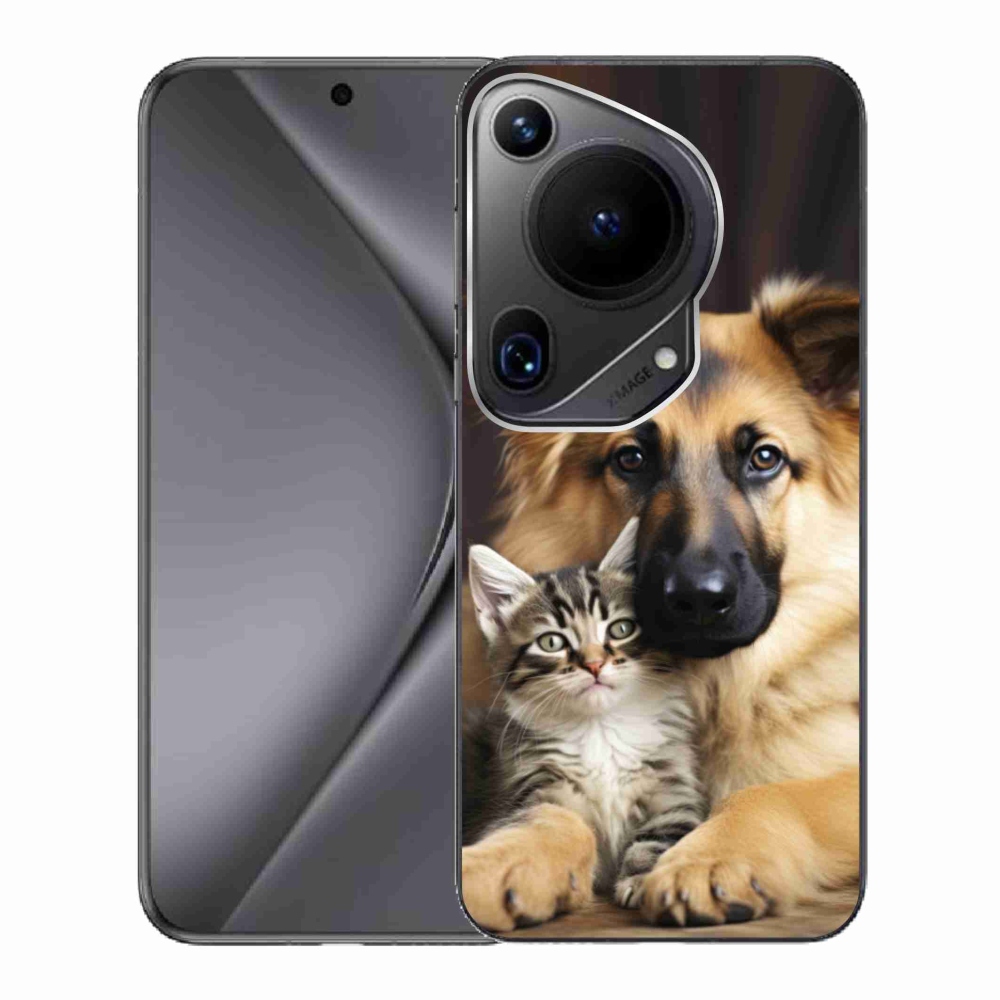 Gélový kryt mmCase na Huawei Pura 70 Ultra - zvieracie priateľstvo