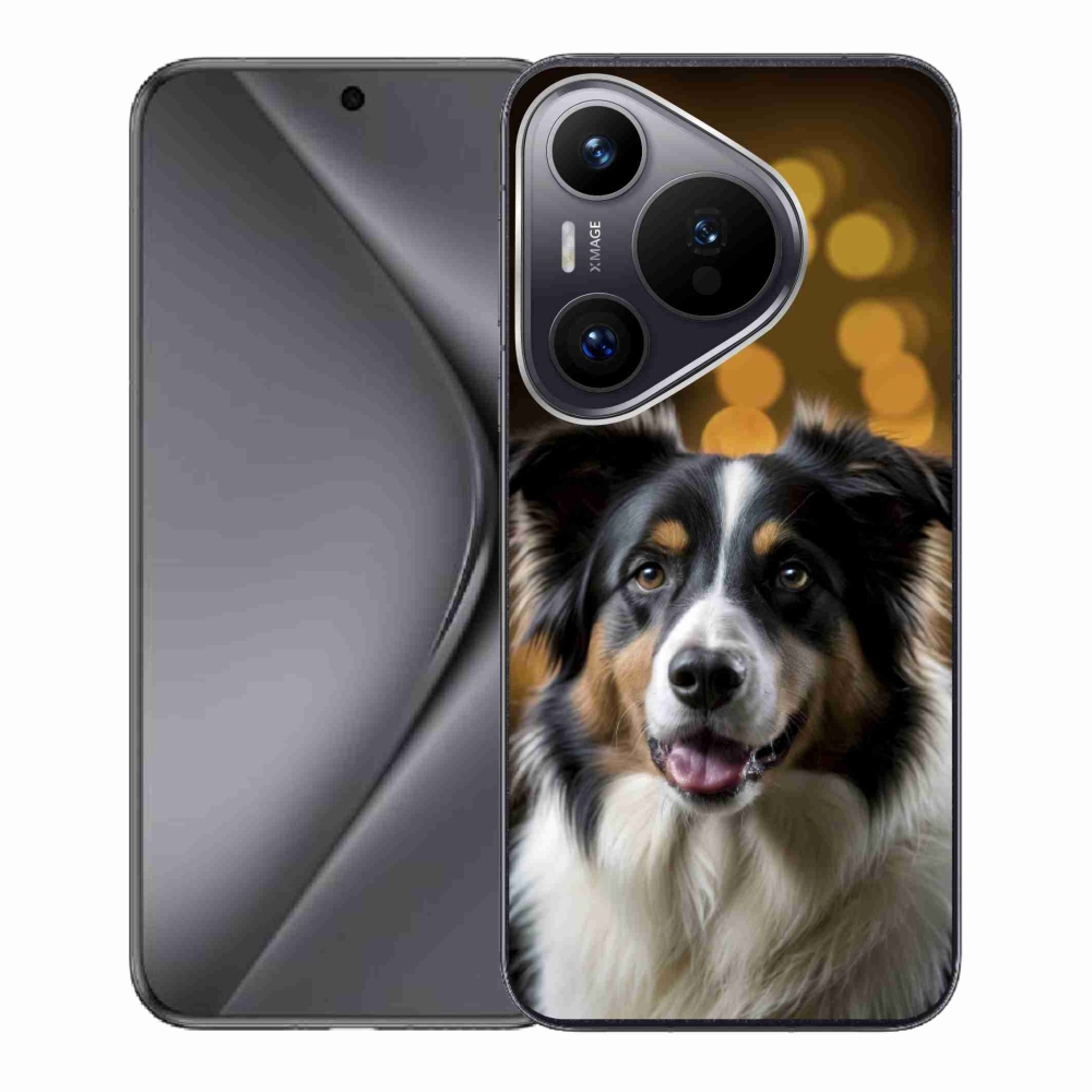 Gélový kryt mmCase na Huawei Pura 70 - usmievavý austrálsky ovčiak