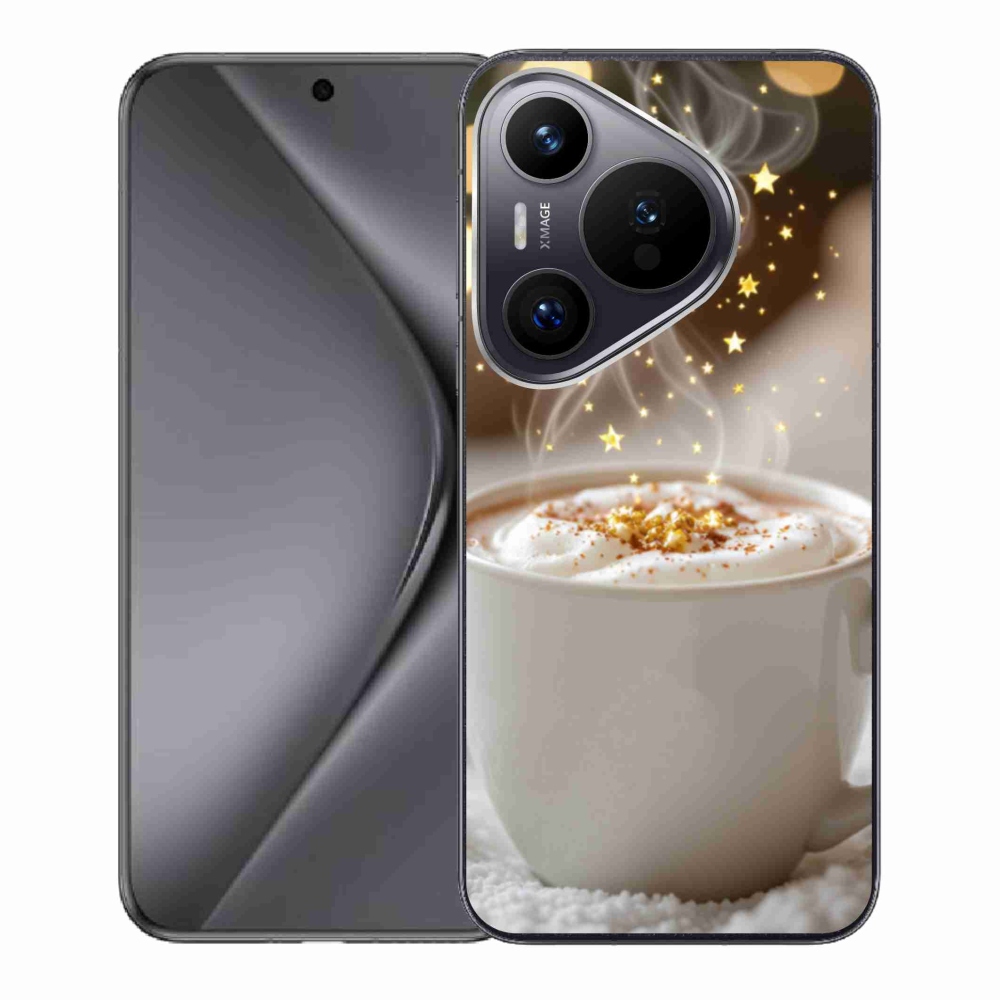 Gélový kryt mmCase na Huawei Pura 70 - vianočný horúci nápoj