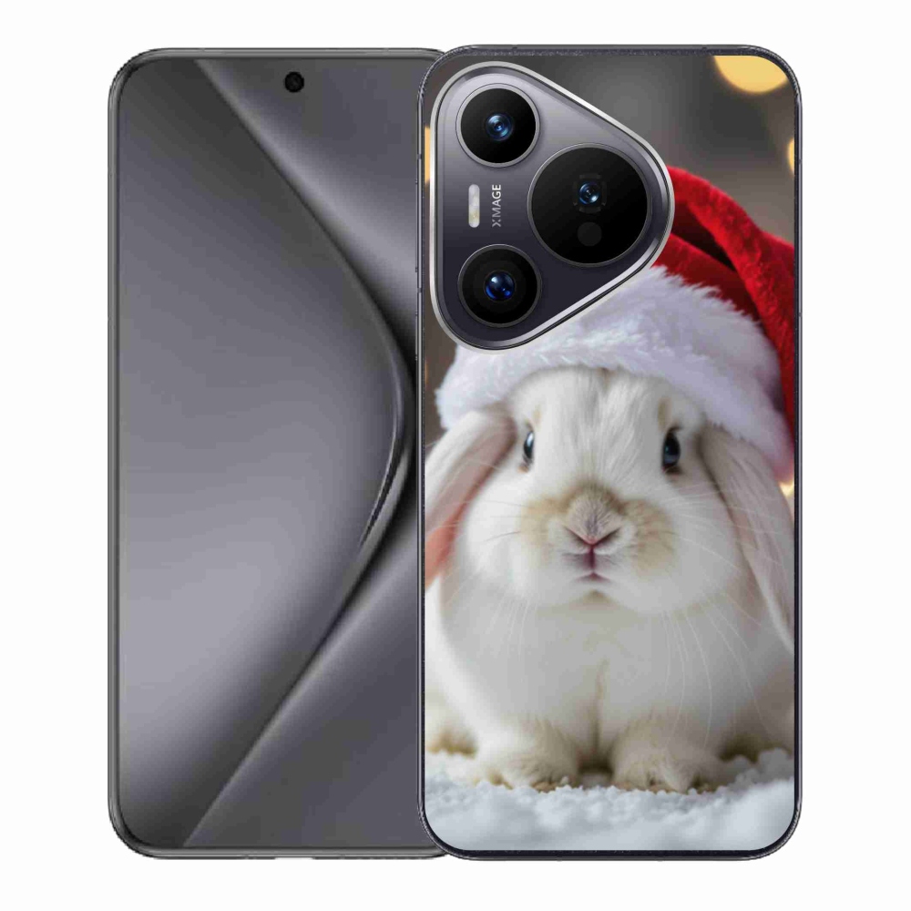 Gélový kryt mmCase na Huawei Pura 70 - vianočný králik