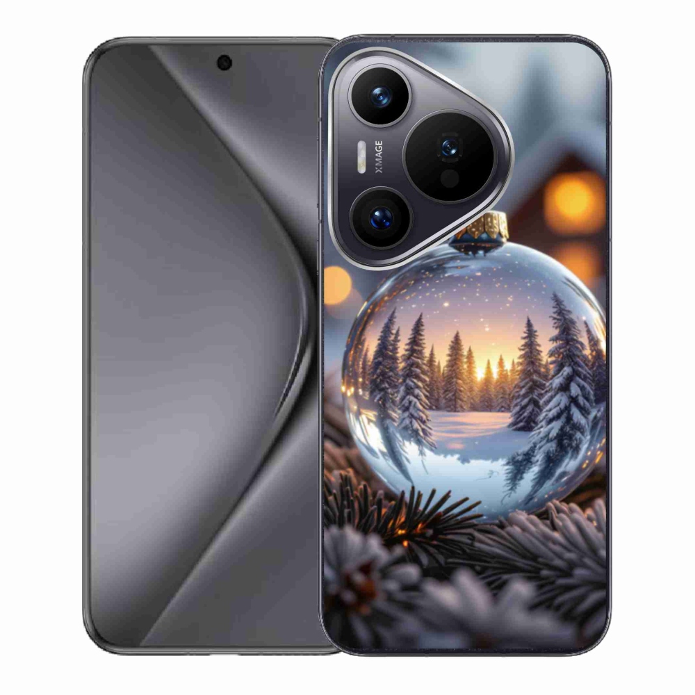 Gélový kryt mmCase na Huawei Pura 70 - vianočná ozdoba