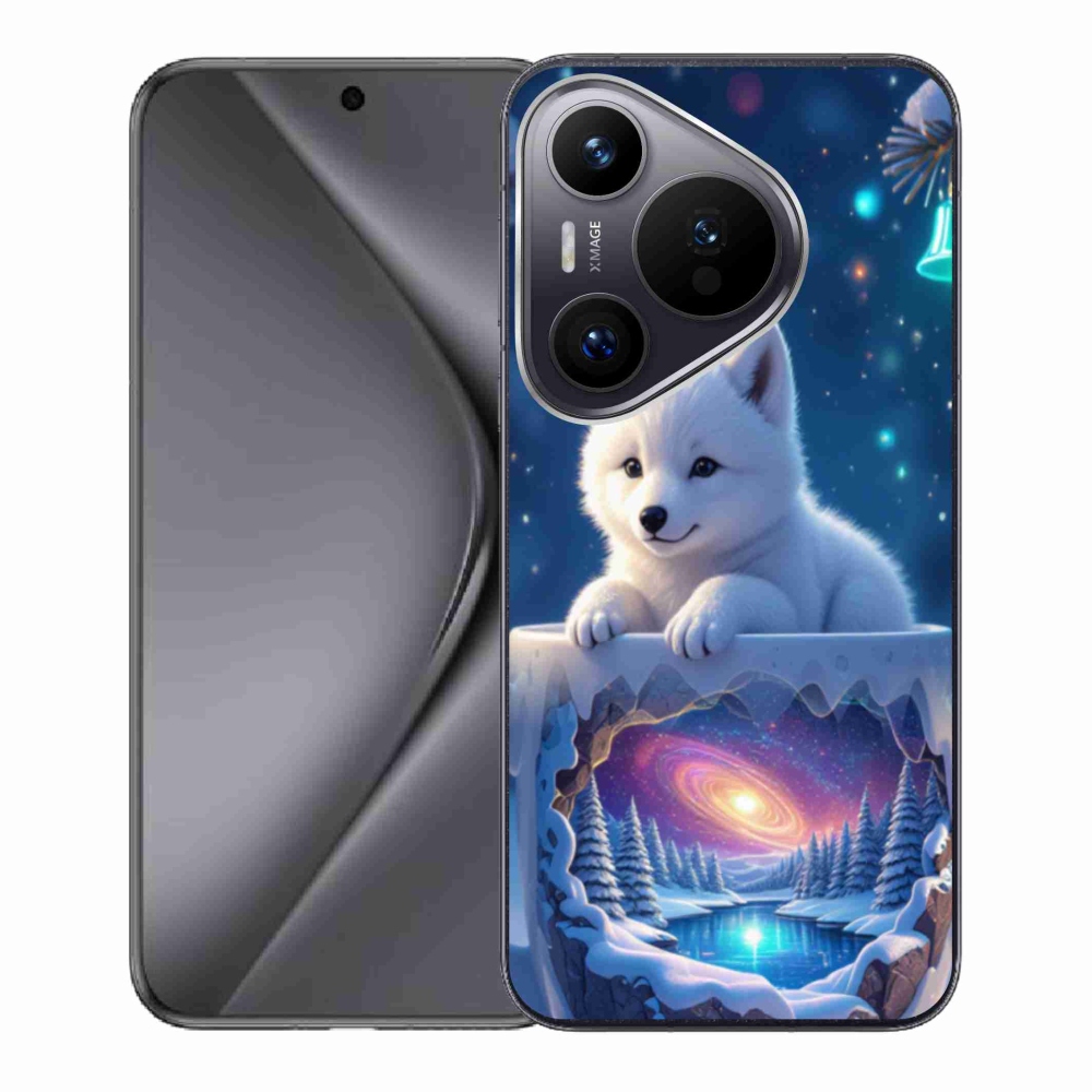 Gélový kryt mmCase na Huawei Pura 70 - vianočné šteňa