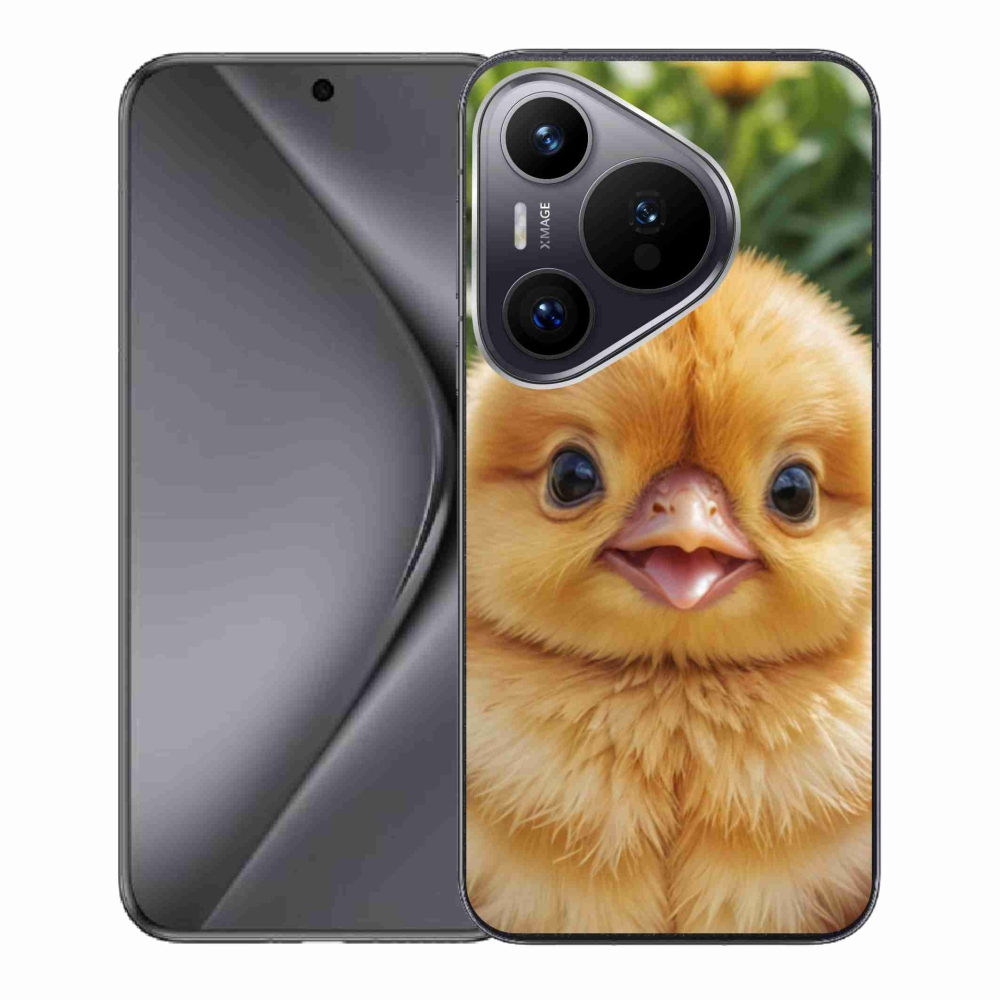 Gélový kryt mmCase na Huawei Pura 70 - veselé kuriatko