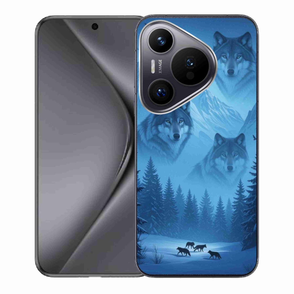Gélový kryt mmCase na Huawei Pura 70 - vlčia svorka