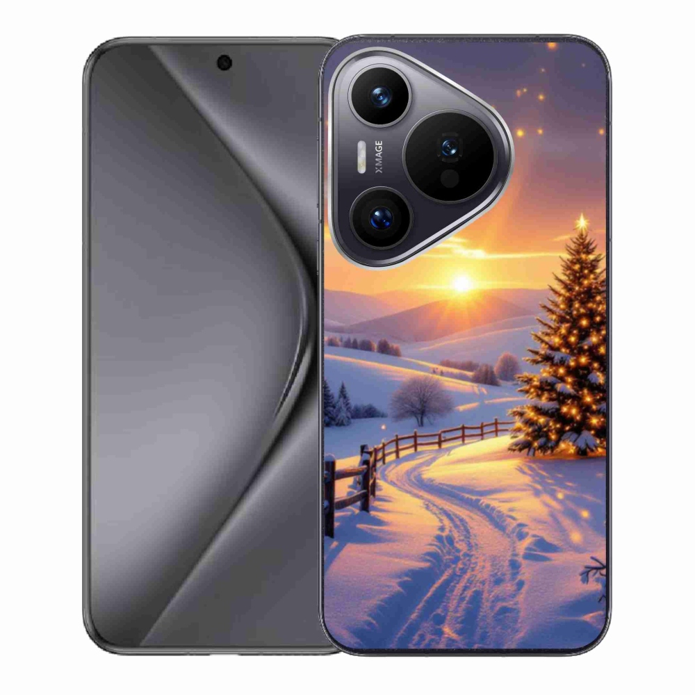 Gélový kryt mmCase na Huawei Pura 70 - zimná krajina