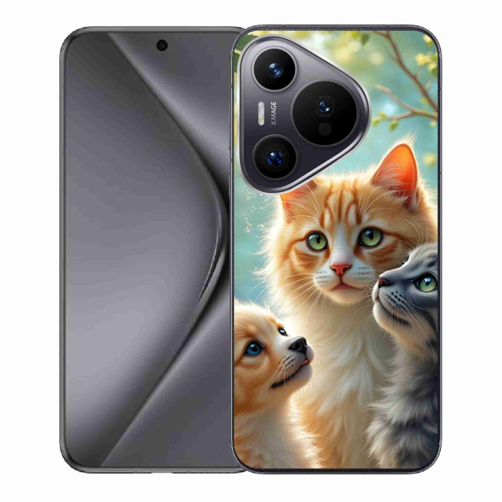 Gélový kryt mmCase na Huawei Pura 70 - zvieracie priateľstvo 2