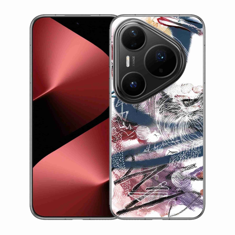 Gélový kryt mmCase na Huawei Pura 80 Pro - abstraktný motív 28