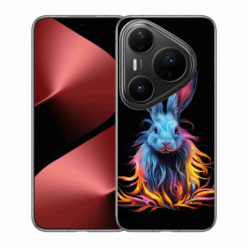Gélový kryt mmCase na Huawei Pura 80 Pro - abstraktný zajac