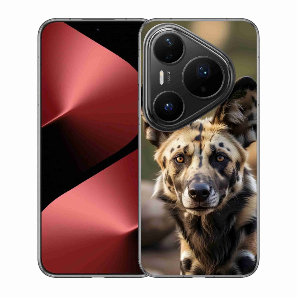 Gélový kryt mmCase na Huawei Pura 80 Pro - africký divoký pes