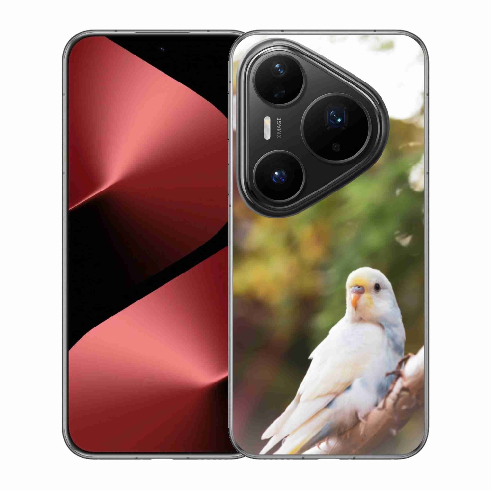 Gélový kryt mmCase na Huawei Pura 80 Pro - andulka biela