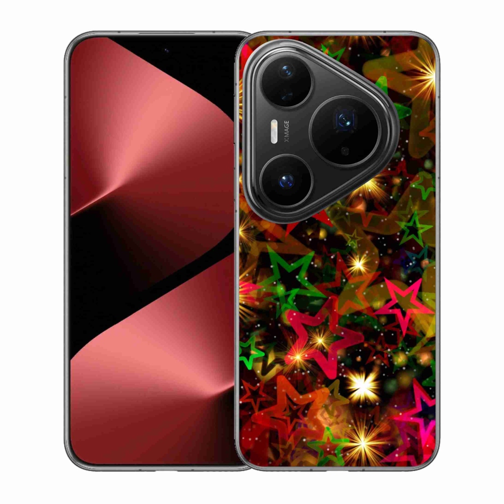 Gélový kryt mmCase na Huawei Pura 80 Pro - farebné hviezdičky