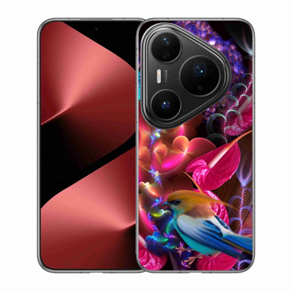 Gélový kryt mmCase na Huawei Pura 80 Pro - farebné kvety