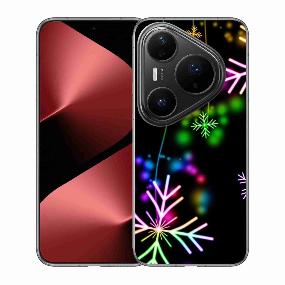 Gélový kryt mmCase na Huawei Pura 80 Pro - farebné vločky