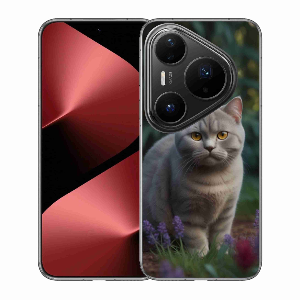 Gélový kryt mmCase na Huawei Pura 80 Pro - britská mačka
