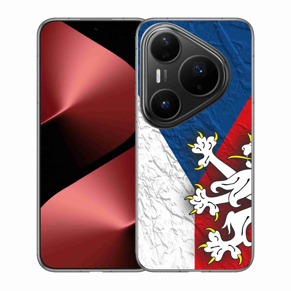 Gélový kryt mmCase na Huawei Pura 80 Pro - česká vlajka 1