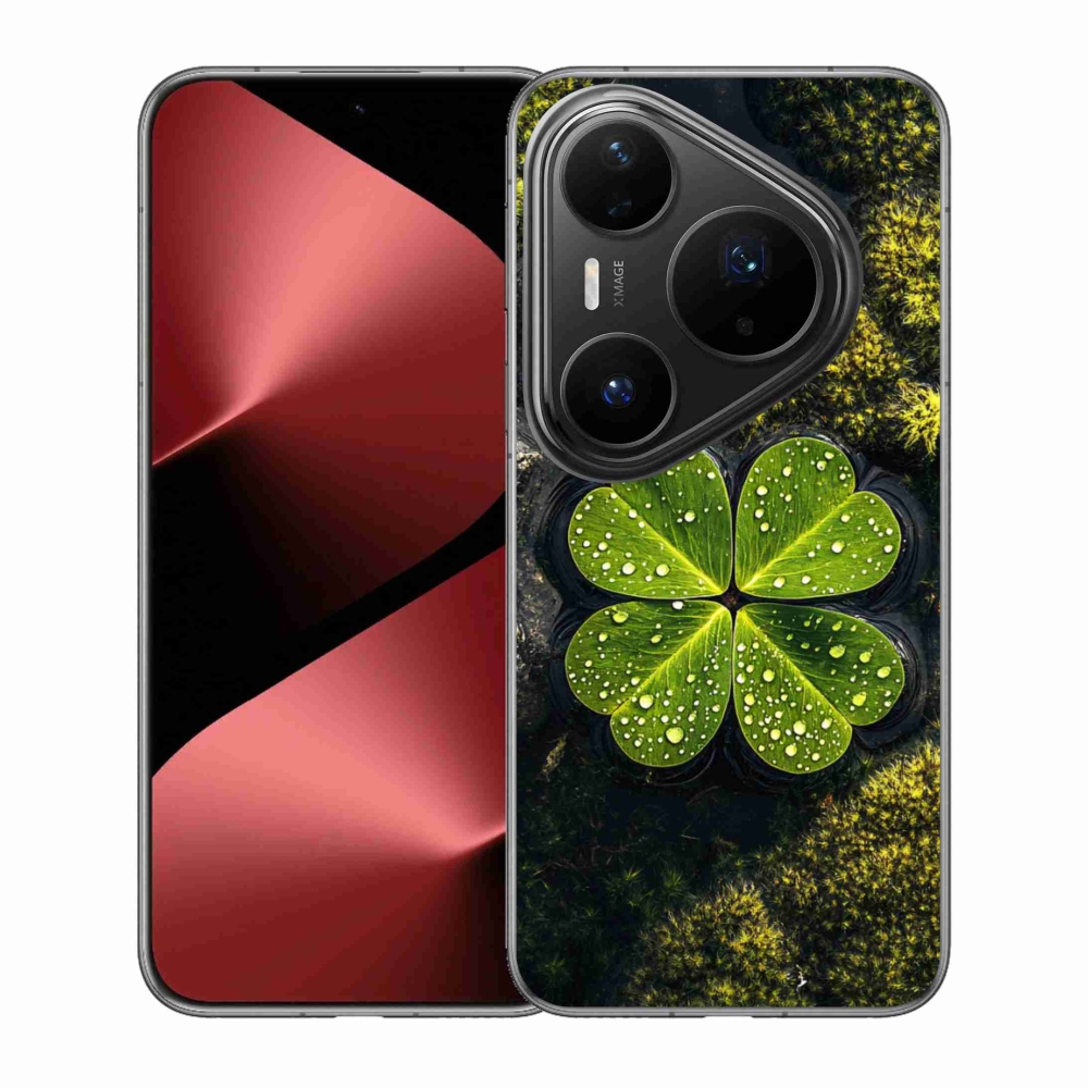 Gélový kryt mmCase na Huawei Pura 80 Pro - štvorlístok