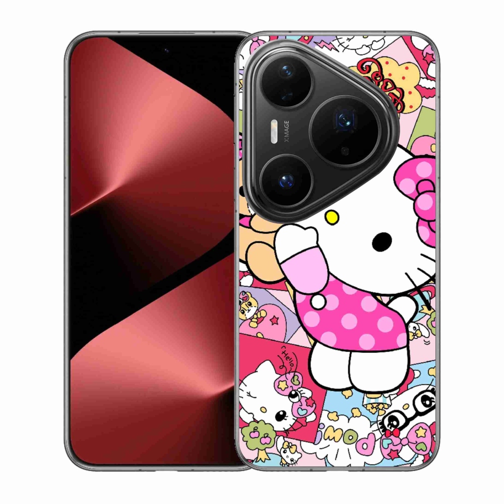 Gélový kryt mmCase na Huawei Pura 80 Pro - cute kitty