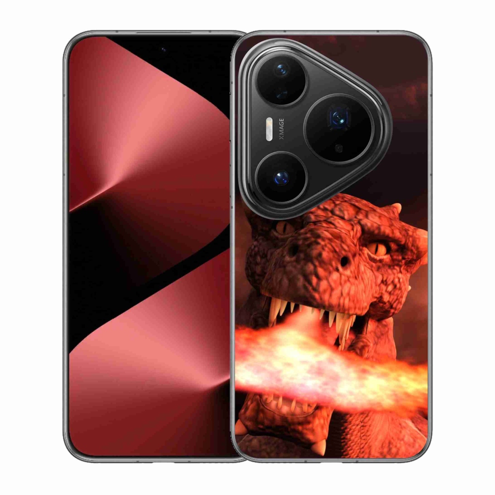 Gélový kryt mmCase na Huawei Pura 80 Pro - drak