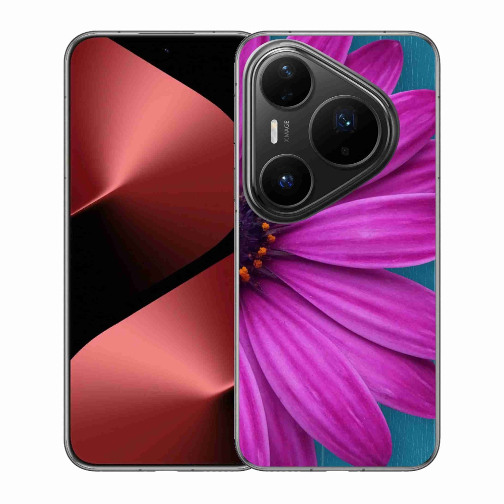 Gélový kryt mmCase na Huawei Pura 80 Pro - fialová margaréta