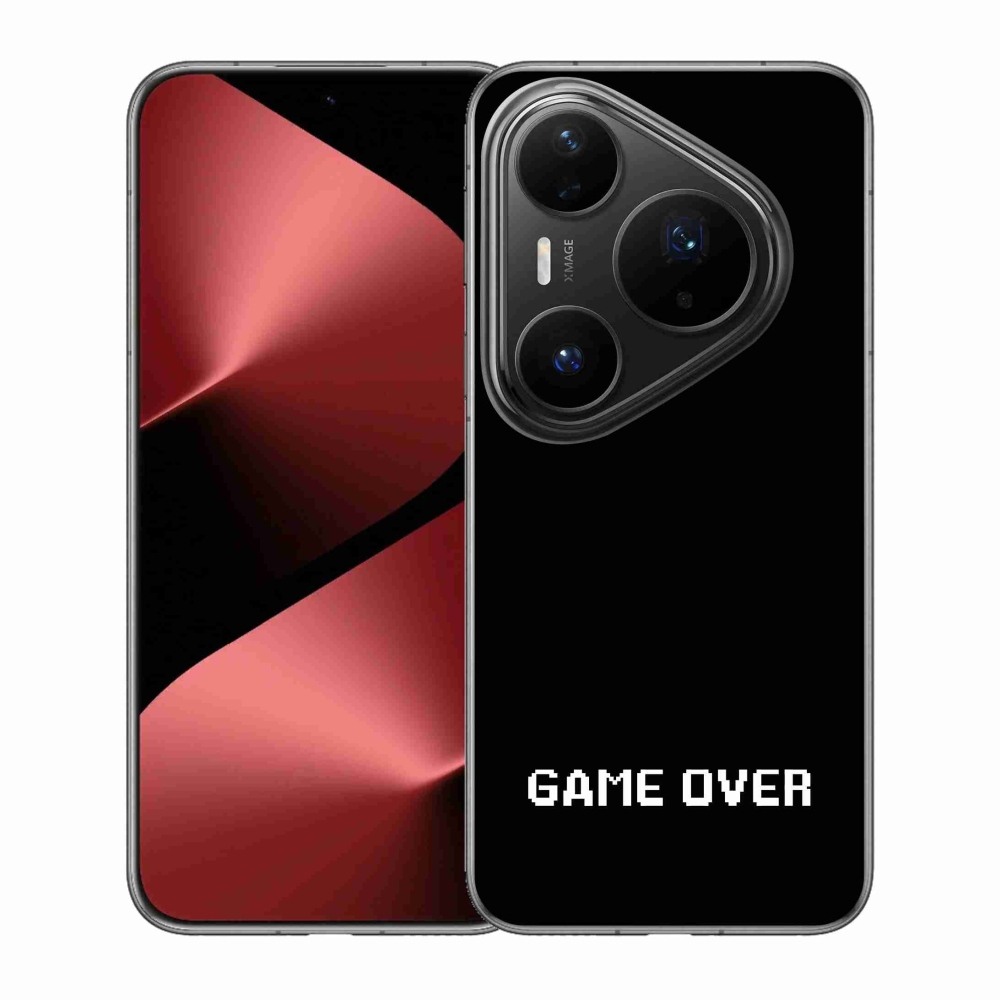 Gélový kryt mmCase na Huawei Pura 80 Pro - game over čierne pozadie