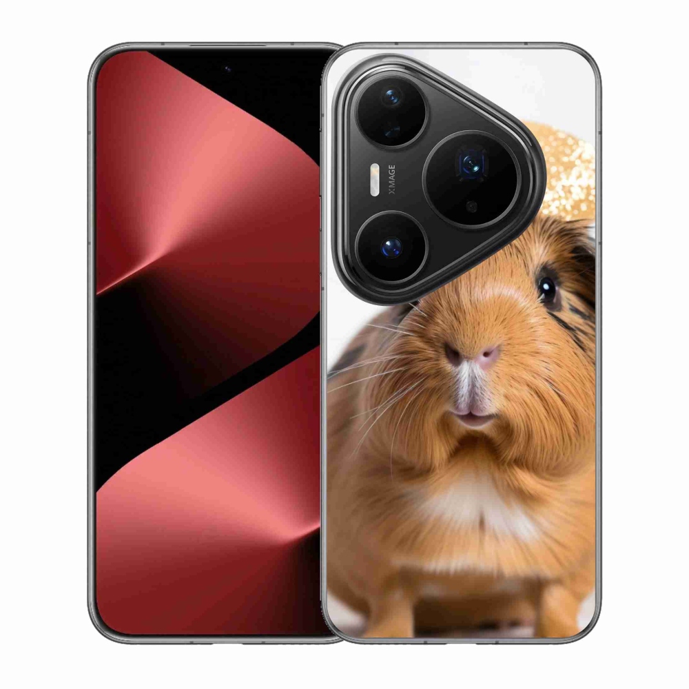 Gélový kryt mmCase na Huawei Pura 80 Pro - hnedé morča