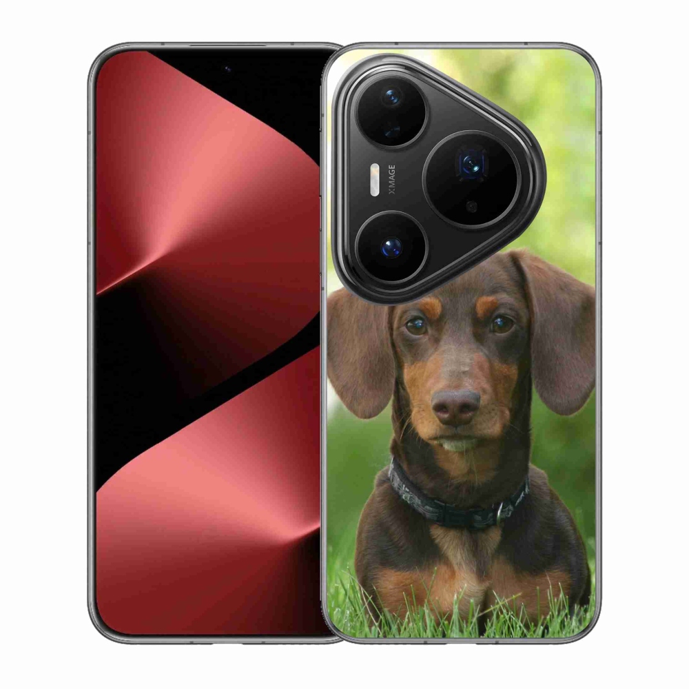 Gélový kryt mmCase na Huawei Pura 80 Pro - hnedý jazvečík